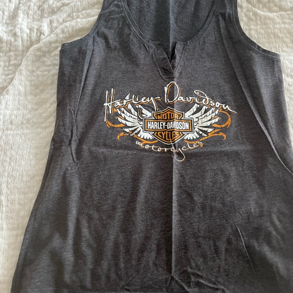 Harley-Davidson Gray Tank Top